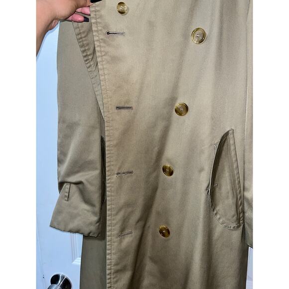 Original Burberry London Women's Trench Coat Nova Check Tartan w/ Liner Vest - Picture 5 of 13